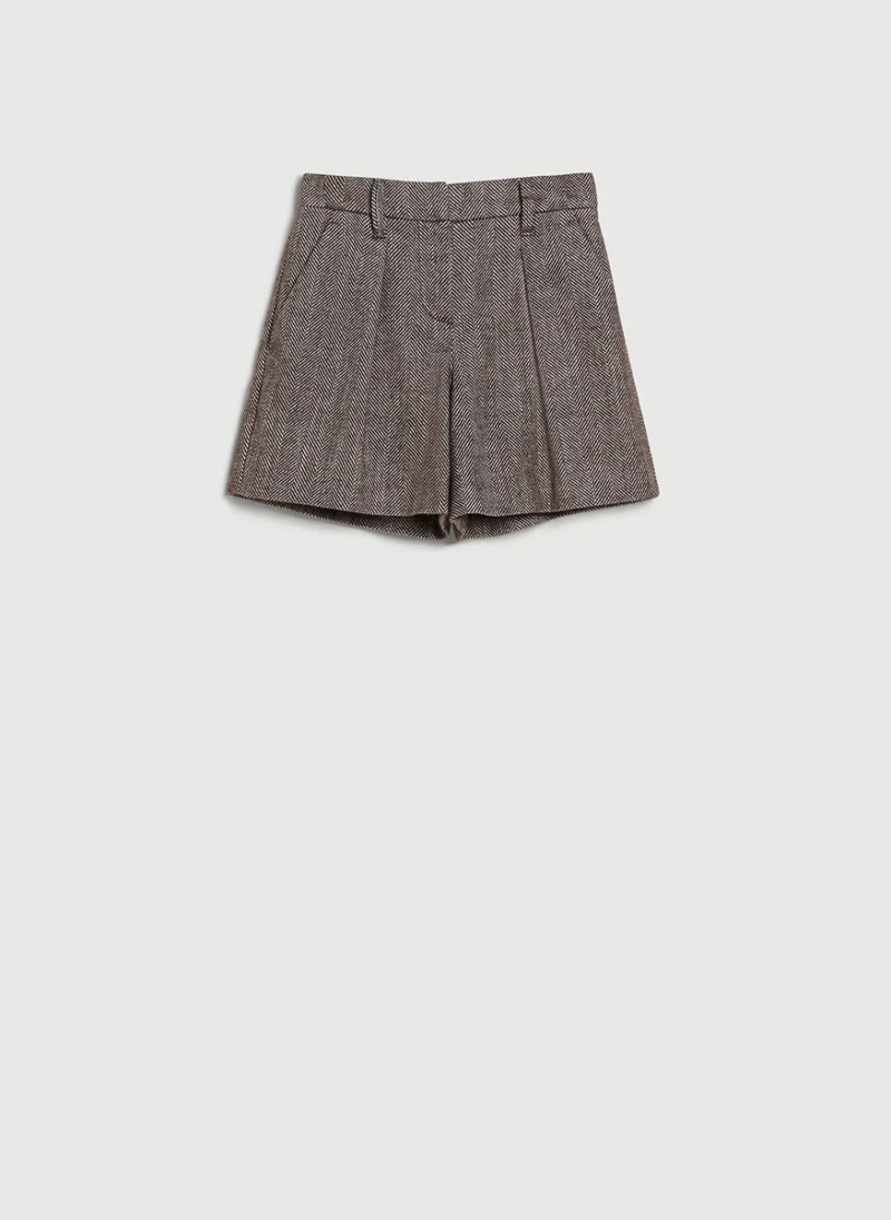 Елегантен къс панталон 'Chevron' Brunello Cucinelli Kids 8-10