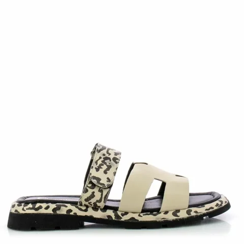 Дамски Равни Чехли CARLO FABIANI – 050-10961 BEIGE/LEOPARD