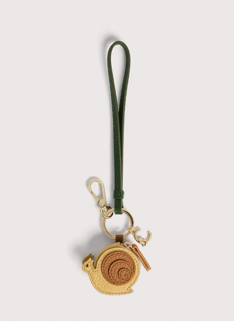 Кожен аксесоар за чанта Coccinelle Pocket Garden Green — снимка 1