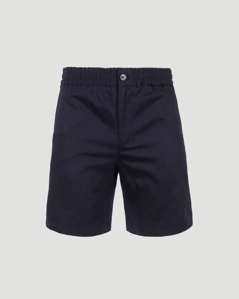Cotton Shorts in Navy
