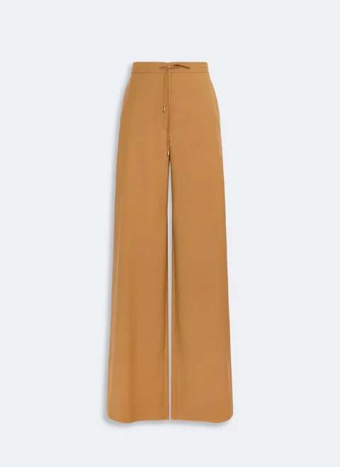 Разкроен панталон от фина вълна Max Mara Studio Mstcrisma — снимка 7