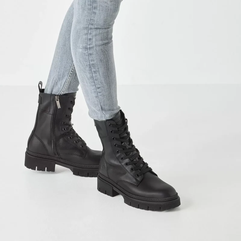 Дамски Кубинки TAMARIS – 1-25213-43-001 BLACK_1 — снимка 7
