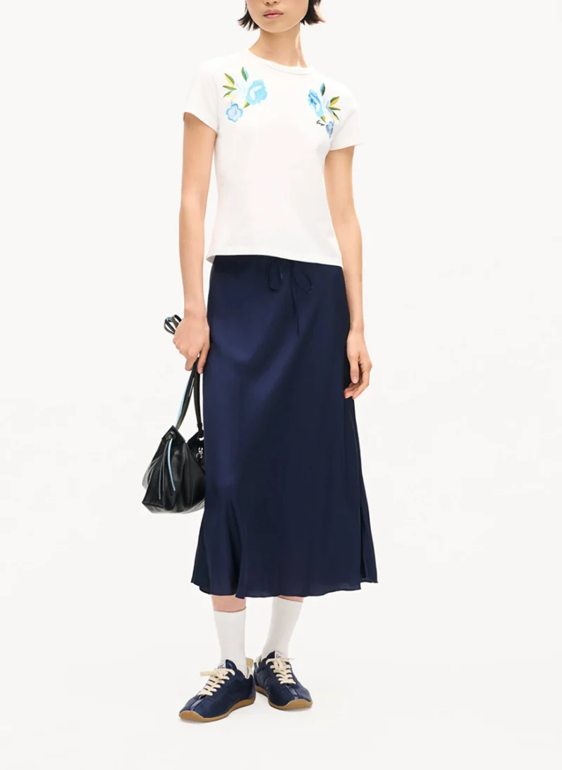 Тишърт с флорална бродерия 'Wildflower' Kenzo