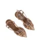 Дамски бежови сандали лак Giuseppe Zanotti — снимка 4