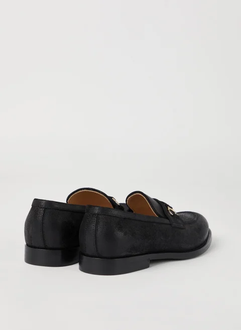 Велурени мокасини 'Penny' Brunello Cucinelli, — снимка 3