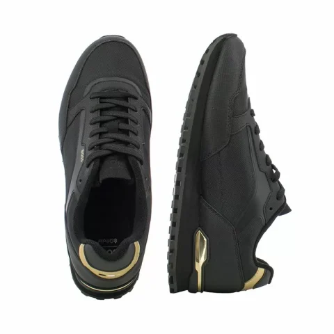 Мъжки Сникърс BOSS – 50552914 PARKOUR-L RUNN TXHF BLACK — снимка 5