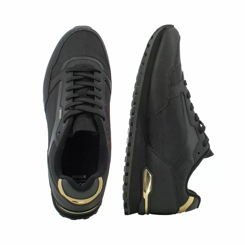 Мъжки Сникърс BOSS – 50552914 PARKOUR-L RUNN TXHF BLACK — снимка 5
