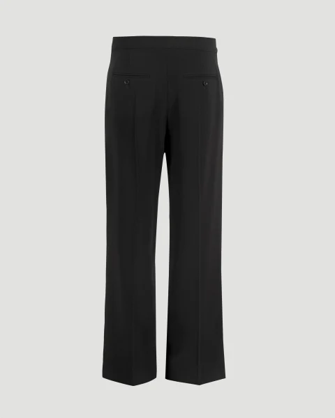 Flowing Tailored Pants in Black — снимка 3