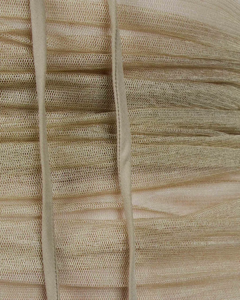 Tulle Panel Halter Dress — снимка 3