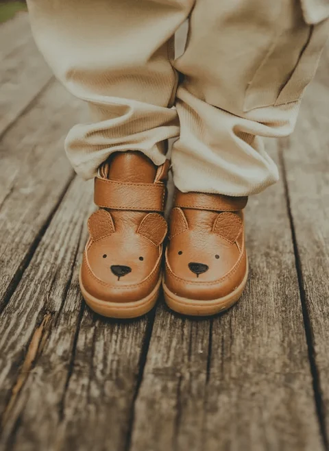 Кожени кецове 'Mika Bear' Donsje — снимка 6