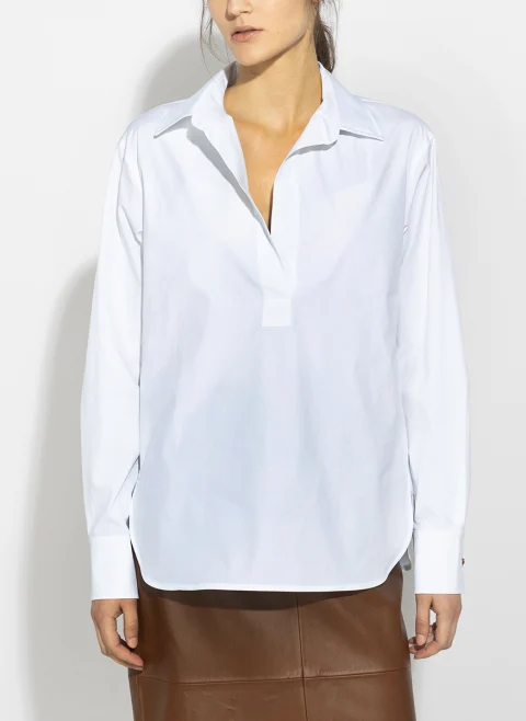 Риза 'Stretch cotton' Max Mara Mxmviolino — снимка 2