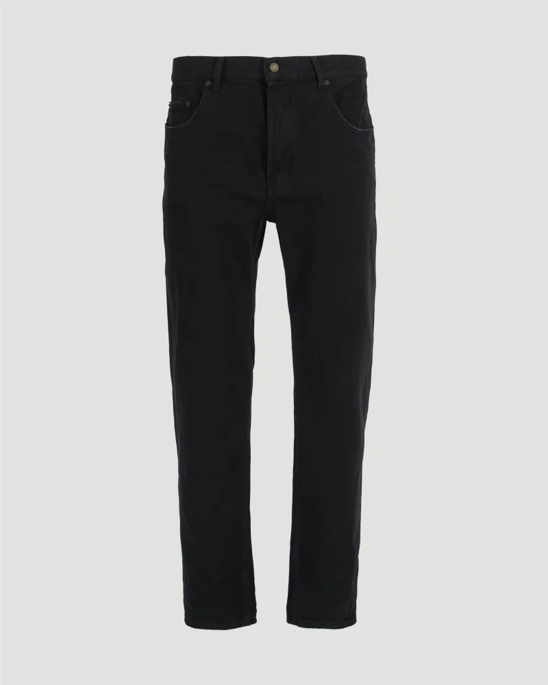 Baggy Jeans in Carbon Black Denim