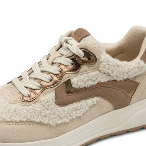 Дамски Сникърс TAMARIS – 1-23795-45-401 BEIGE SUEDE — снимка 4