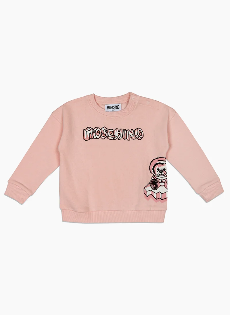 Комплект с лого мотив Moschino Kids — снимка 9