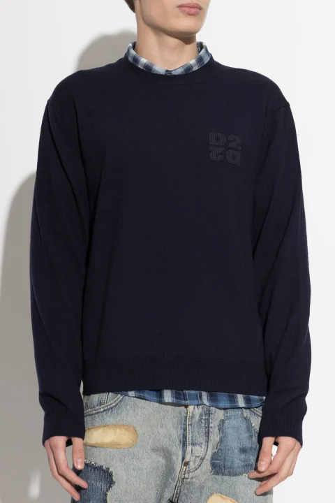 Плетено S71HA1421D13246 477 navy blue — снимка 2