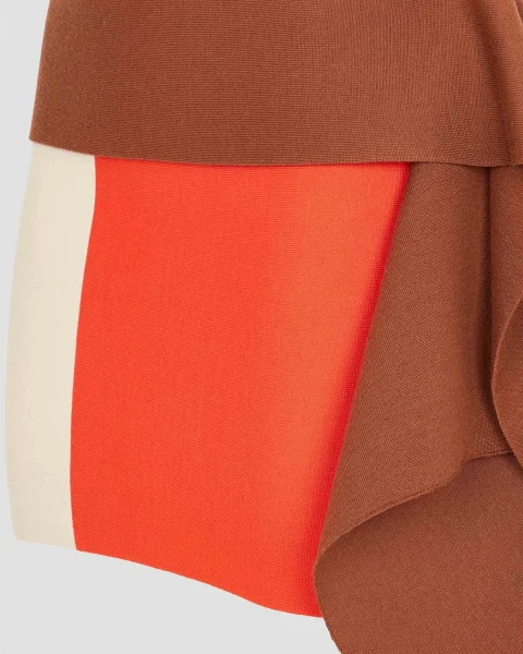 Multicolour Wool Short Skirt — снимка 3