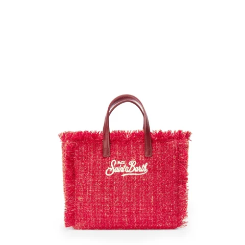 Дамска чанта туид Mini Vanity SAINT BARTH — снимка 9