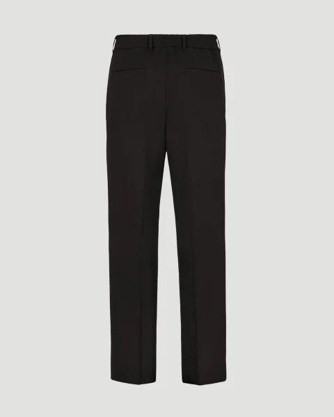 Black Wool Pants — снимка 2