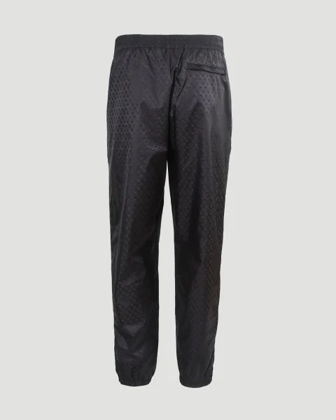 Skull Jacquard Joggers in Black — снимка 4