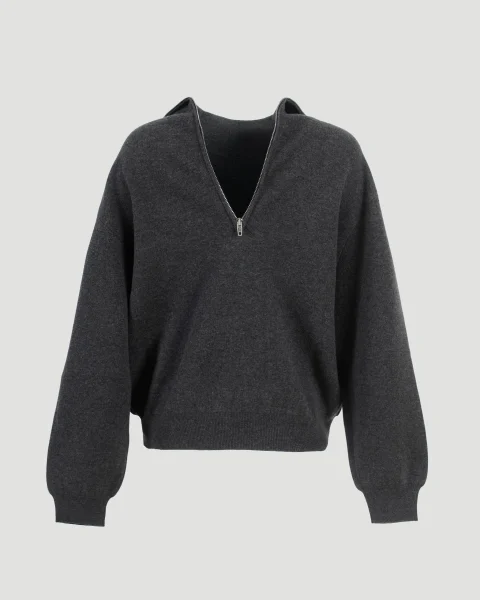 Back-to-Front High Neck Sweater — снимка 4
