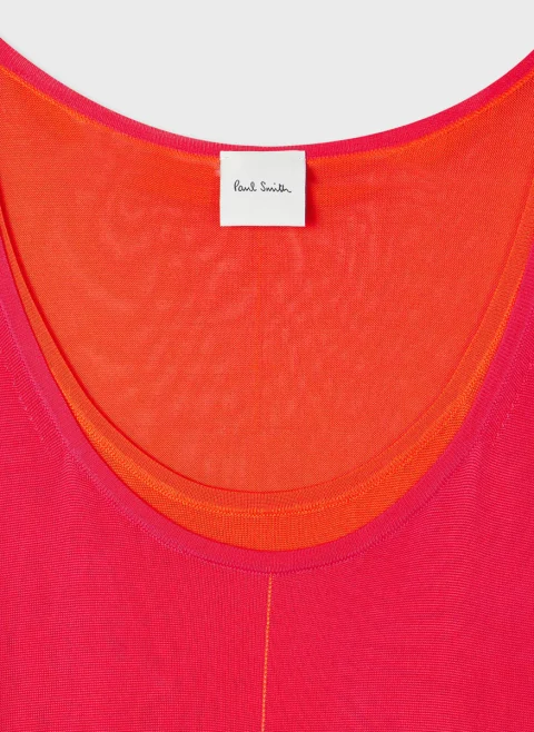 Топ от фино плетиво 'Double Layer' Paul Smith — снимка 6