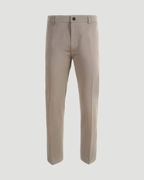Cotton Chinos in Clay Brown