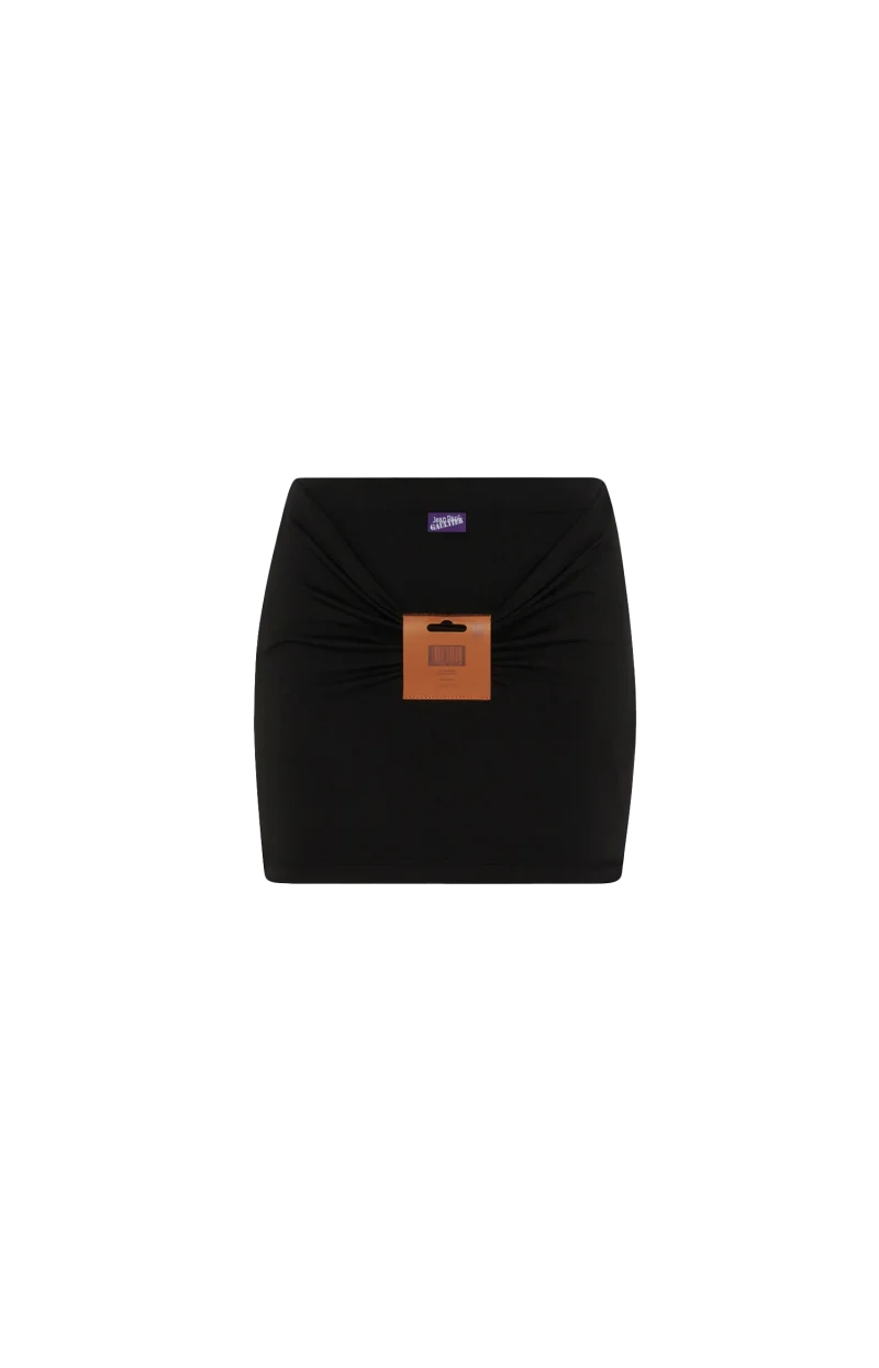 The Label Mini Skirt in Black
