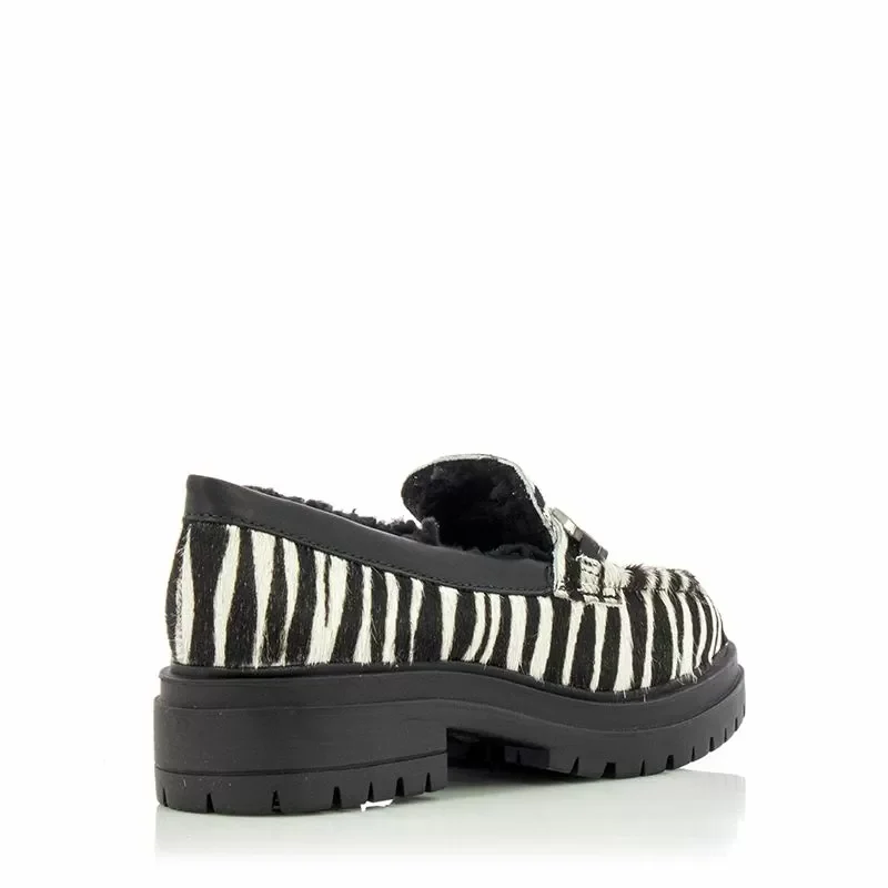 Дамски Лоуфър BOTTERO – 342204 ZEBRA/PRETO — снимка 2