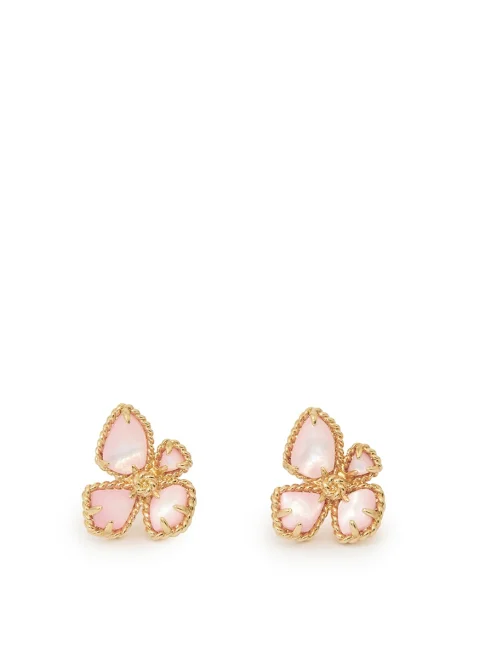 Обеци с флорален дизайн 'Bloom Large Studs' Zimmermann