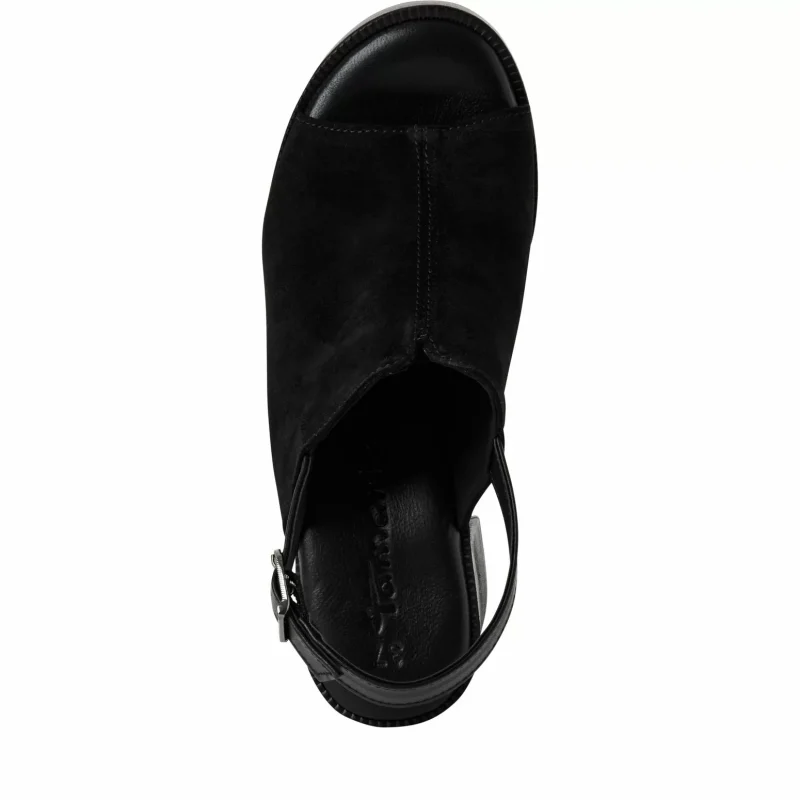 Дамски Сандали На Ток TAMARIS – 1-28304-44-001 BLACK — снимка 5