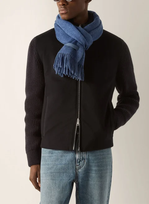 Шал от 100% кашмир Zegna — снимка 3