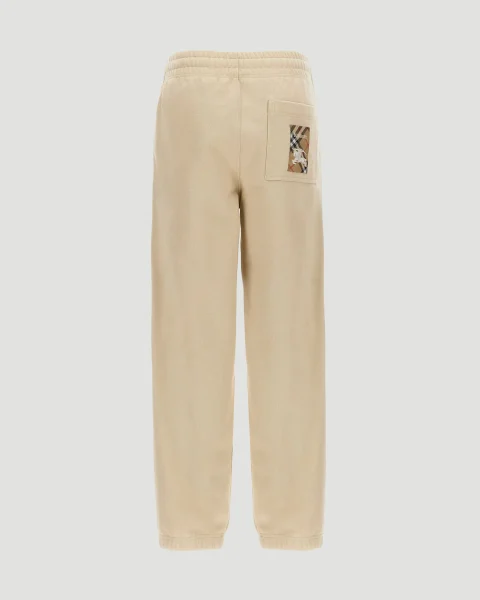 Cotton Track Pants with Logo Patch — снимка 2