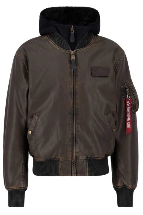 Яке MA-1 D-Tec FL Slim 123106 250 vintage brown