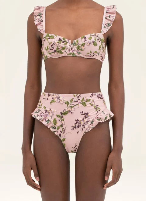 Горнище на бански 'Kiwi Wisteria' Agua Bendita — снимка 5