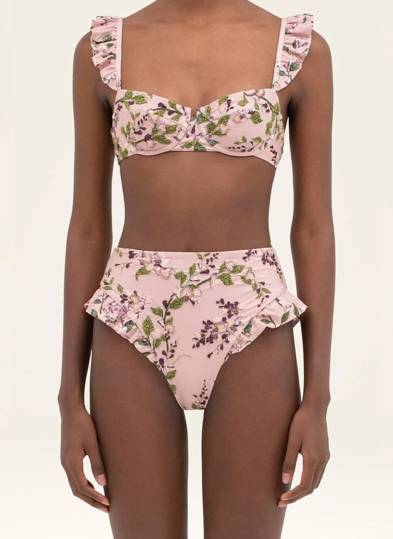 Горнище на бански 'Kiwi Wisteria' Agua Bendita — снимка 5