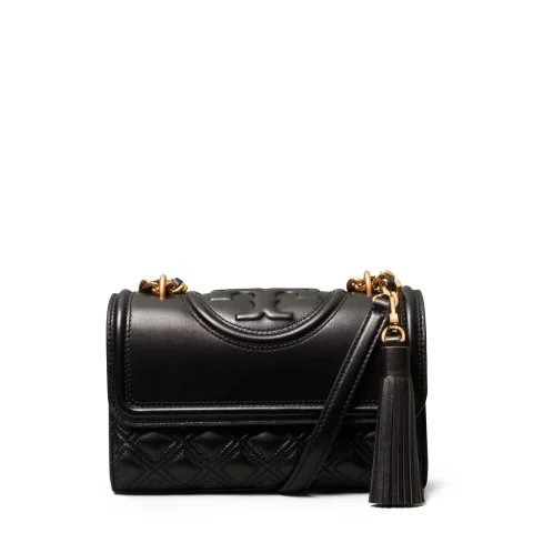 Дамска черна чанта през рамо TORY BURCH — снимка 1