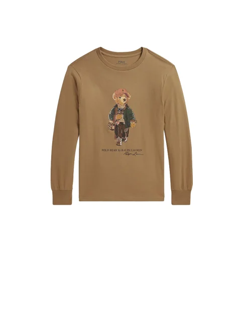 Блуза с принт 'Polo Bear' Ralph Lauren Kids 7-14