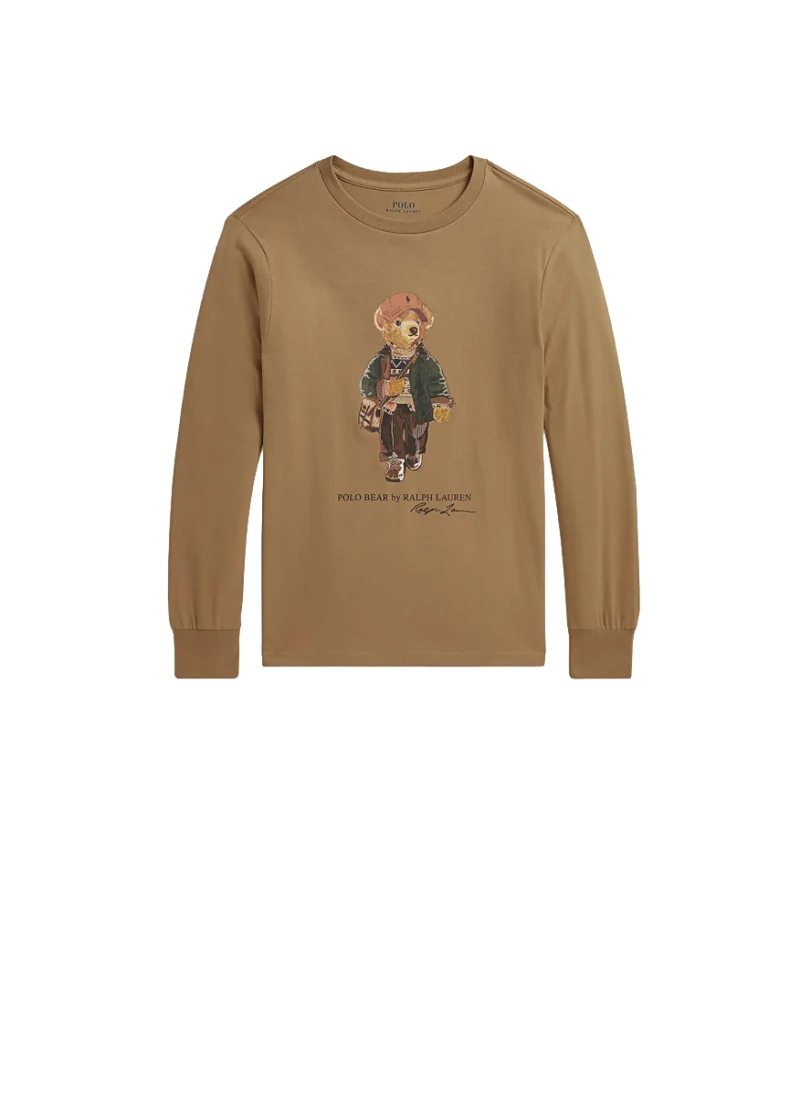 Блуза с принт 'Polo Bear' Ralph Lauren Kids 7-14