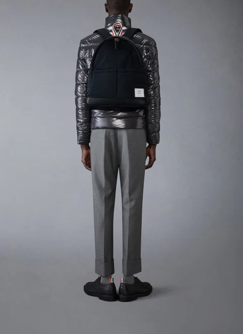 Раница с кожени детайли Thom Browne — снимка 6