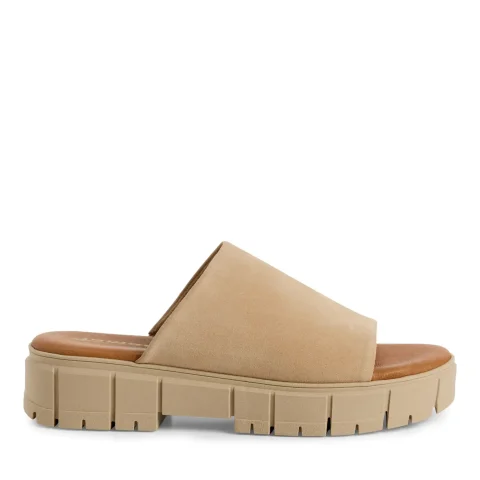 Дамски Равни Чехли TAMARIS – 1-27252-42-436 TAN SUEDE_1