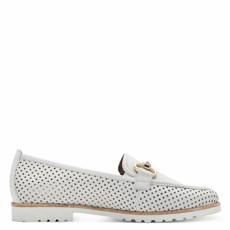 Дамски Лоуфър TAMARIS – 1-24230-44-100 WHITE — снимка 2