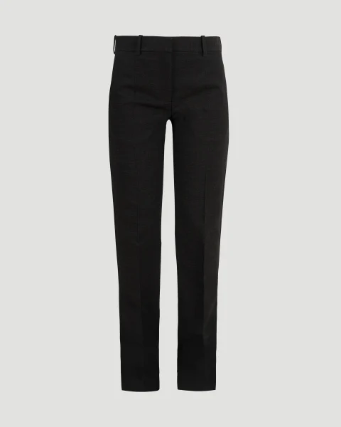 Selvie Pant in Dark Brown Melange