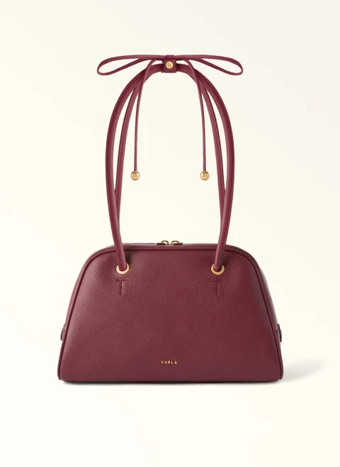 Чанта Furla Poppy Dome Red Apple M
