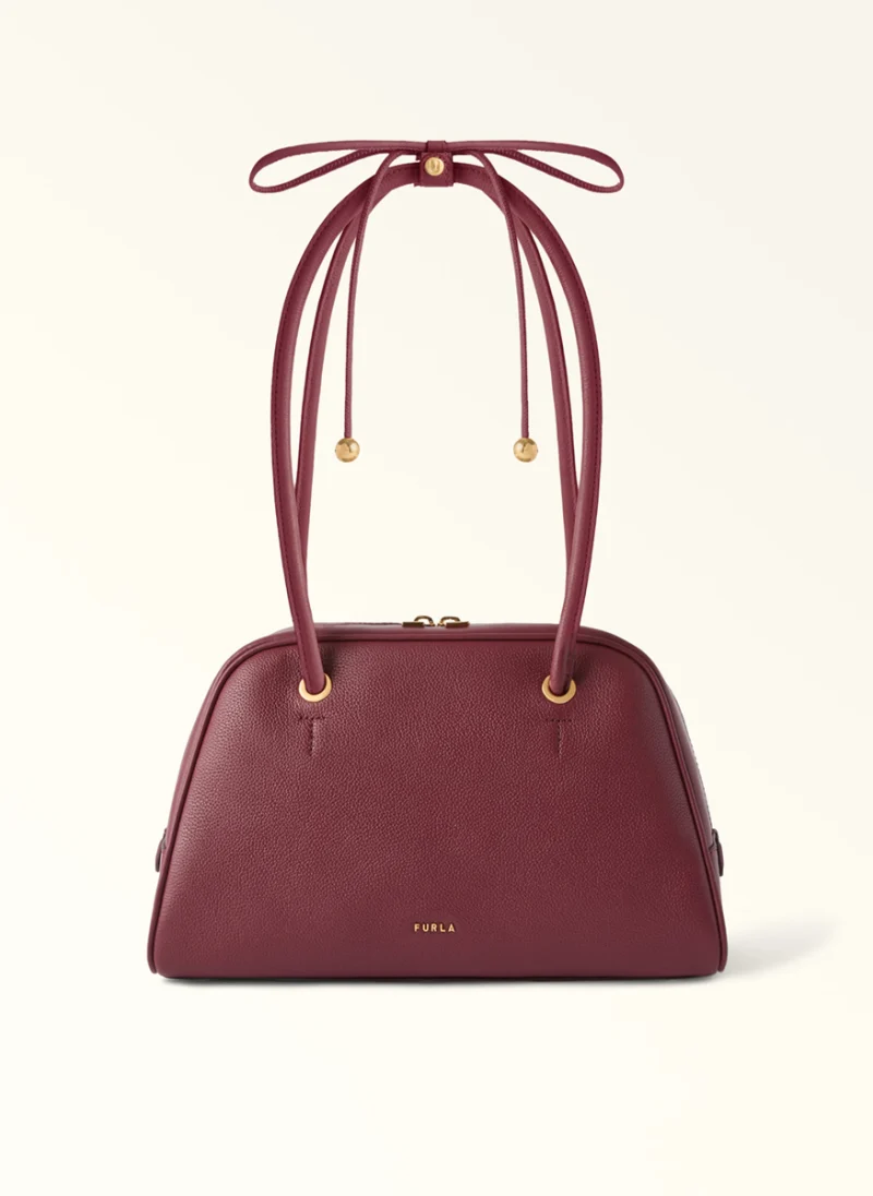 Чанта Furla Poppy Dome Red Apple M