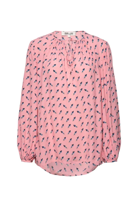 Блуза Dvf New Freddie Blouse DVFBL1R003TSGSP twisted geo soft pink