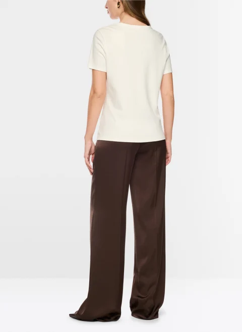 Тишърт с принт 'Hedgehog' Marc Cain Collections — снимка 3