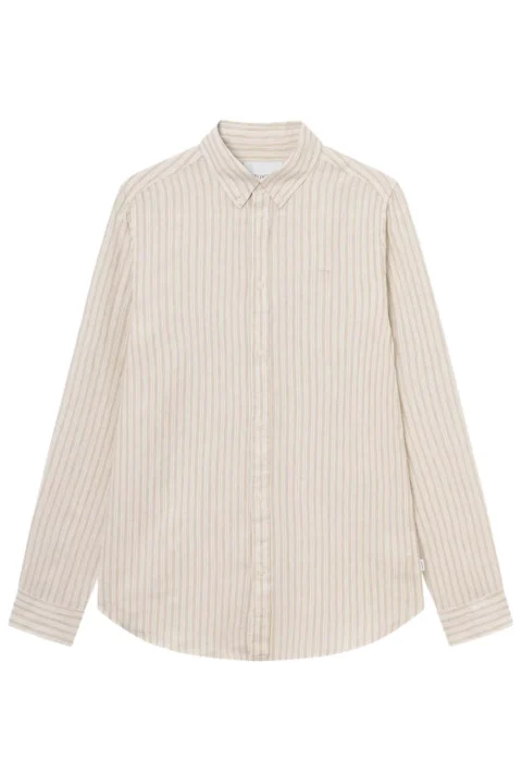 Риза Kristian Linen B.D. Shirt LDM410150 817218-light desert sand/light ivory