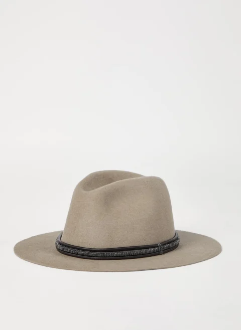 Шапка с монили 'Fedora' Brunello Cucinelli