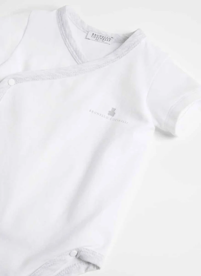 Бодита с контрастни кантове 'Bernie' Brunello Cucinelli Kids — снимка 3