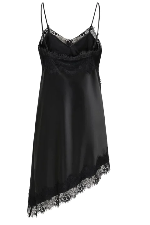 Рокля Onlindona Strap Satin Lace 15382051 C-N10 black — снимка 2